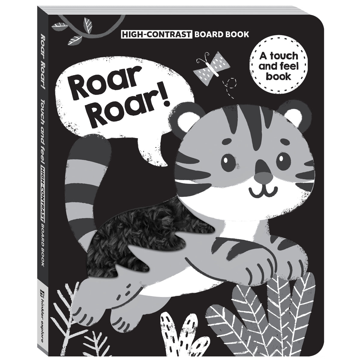 Hinkler High Contrast Rawr Rawr! Touch and Feel Board Book