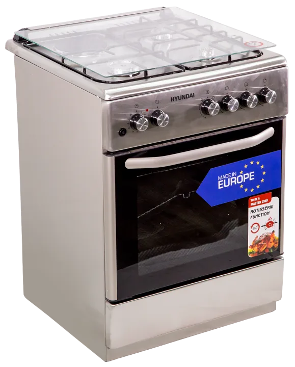 Hyundai HKR-F6031SG 60x60 cm Gas Range with 3 Gas Burners and 1 Electric Plate (Pre-order)