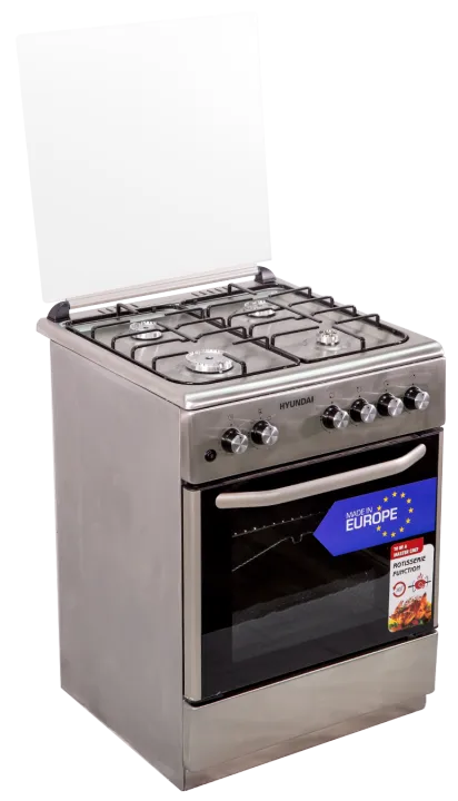 Hyundai HKR-F6040SG 60x60 cm Gas Range with 4 Gas Burners (Pre-order)