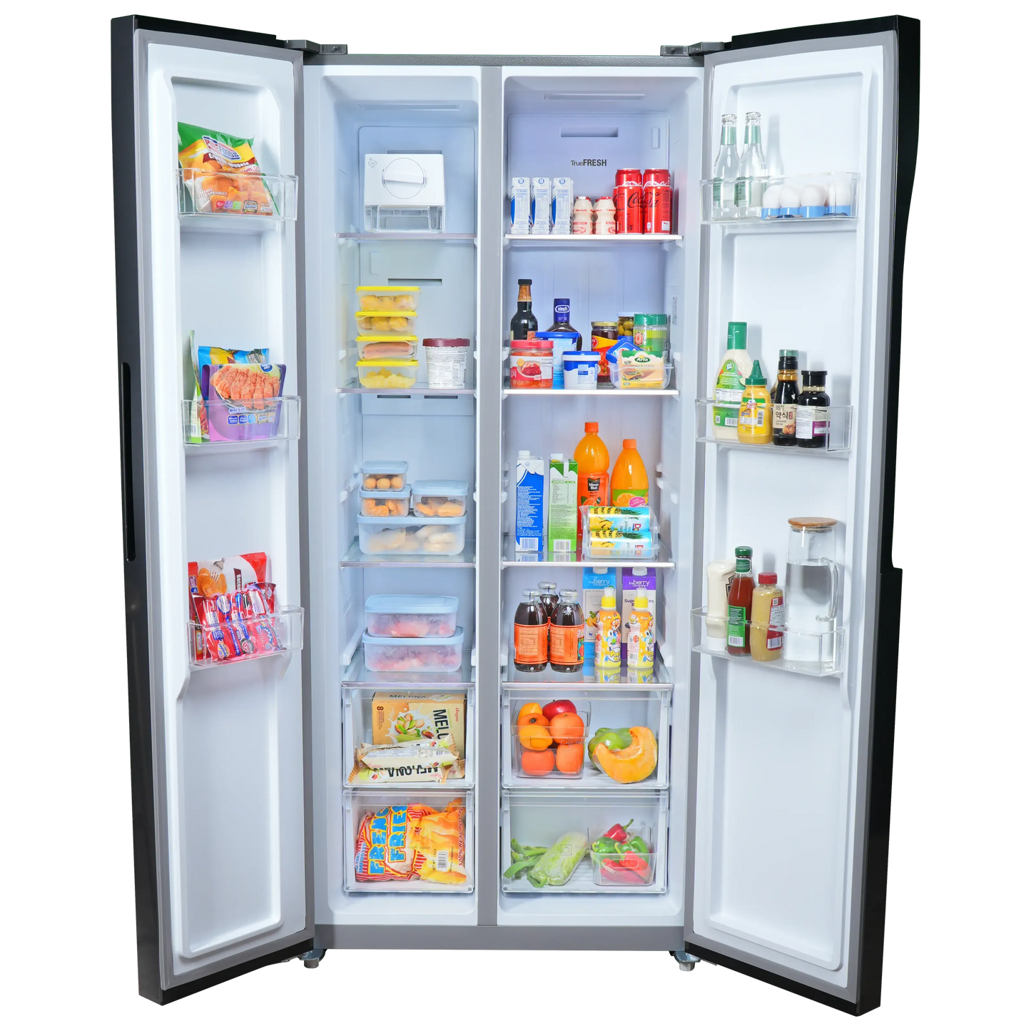 Hyundai HREF-RSBS183DS 18.3 cu. ft., Side-By-Side Refrigerator No Frost Inverter Refrigerator (Pre-order)