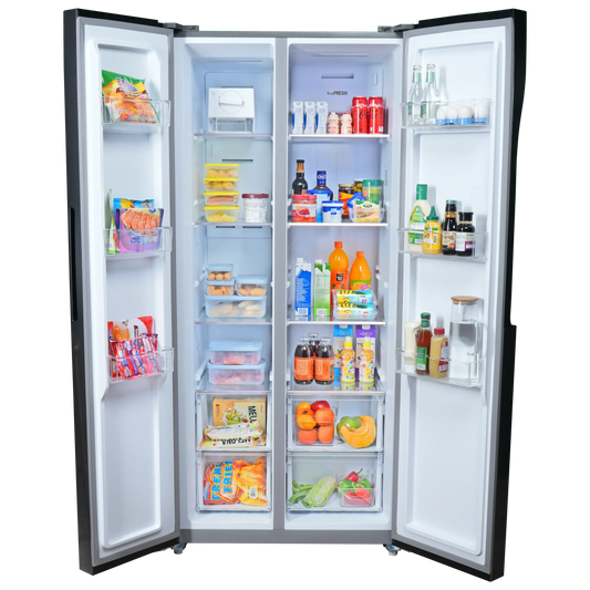 Hyundai HREF-RSBS183DS 18.3 cu. ft., Side-By-Side Refrigerator No Frost Inverter Refrigerator (Pre-order)