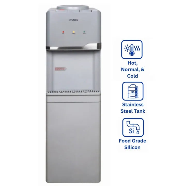 Hyundai HWD-WTLCHL5G Top Loading Water Dispenser with Cooling Cabinet (Pre-order)