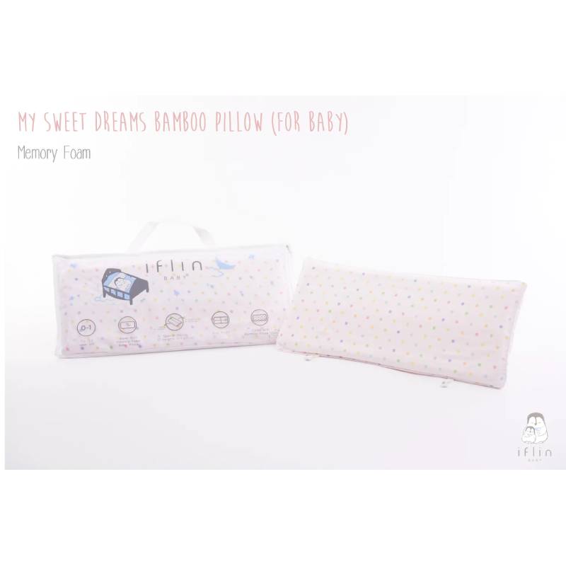iflin My Sweet Dreams Bamboo Pillow for Baby