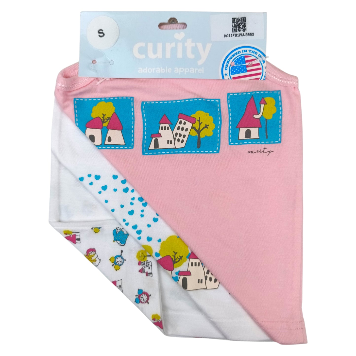 Curity Infant Sleeveless Shirt Set of 3