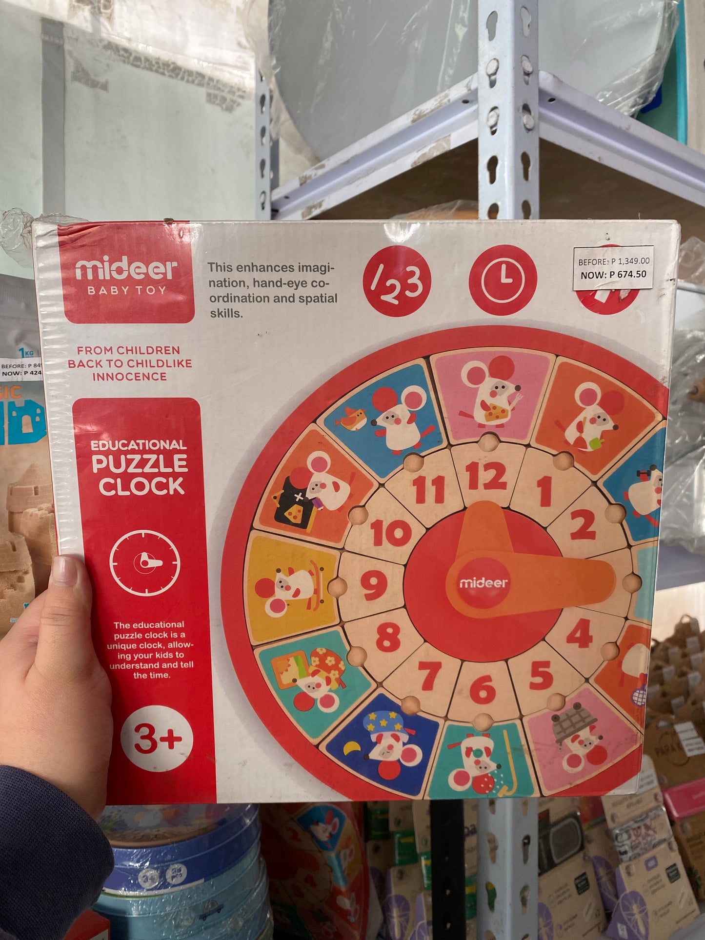 Mideer Educational Puzzle Clock