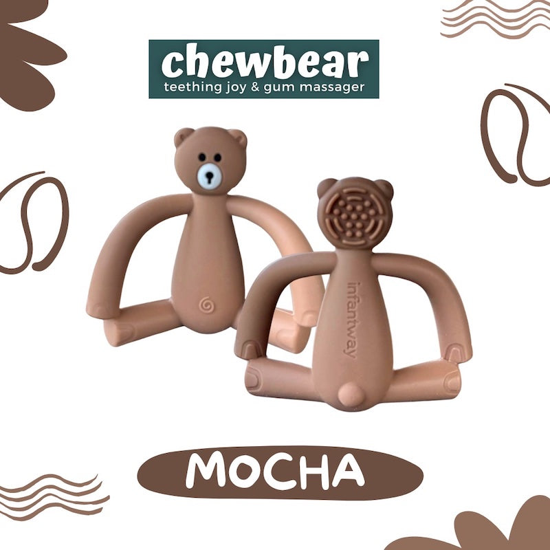 Infantway Chewbear Teething Toy and Gum Massager