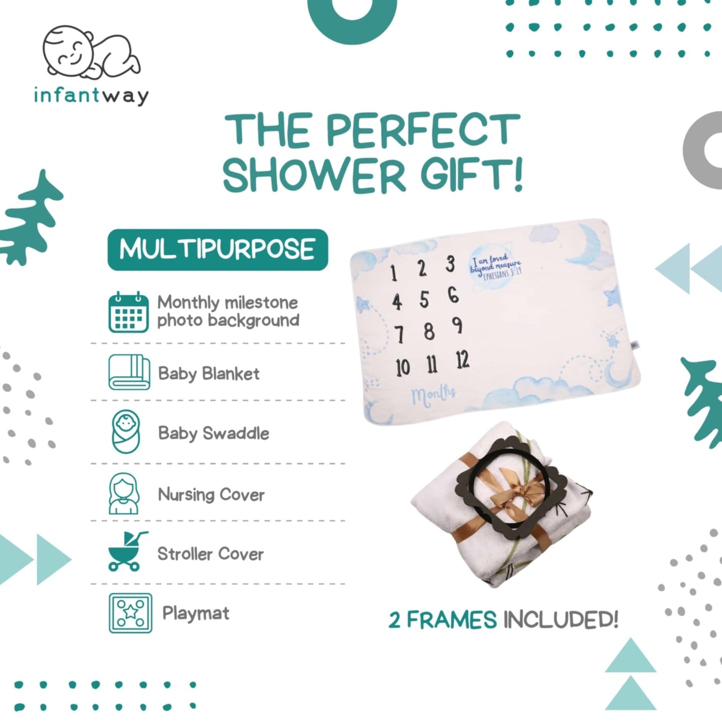 Infantway God’s Promises Milestone Blanket