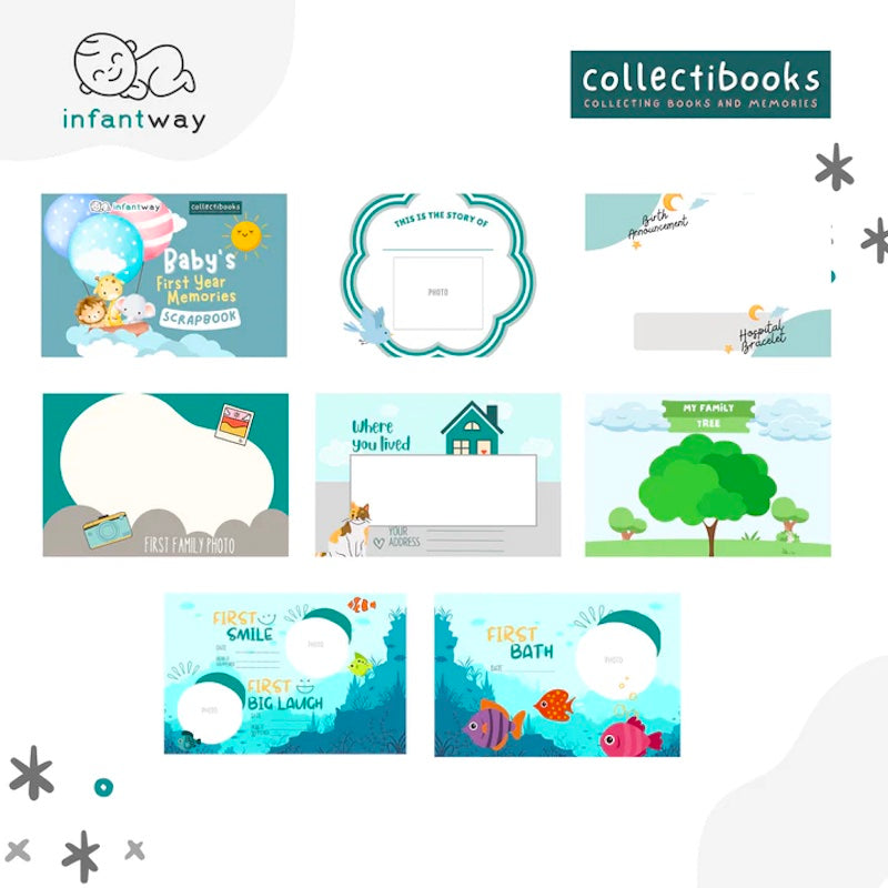 Infantway Collectibooks Baby's First Year Memories Scrapbook