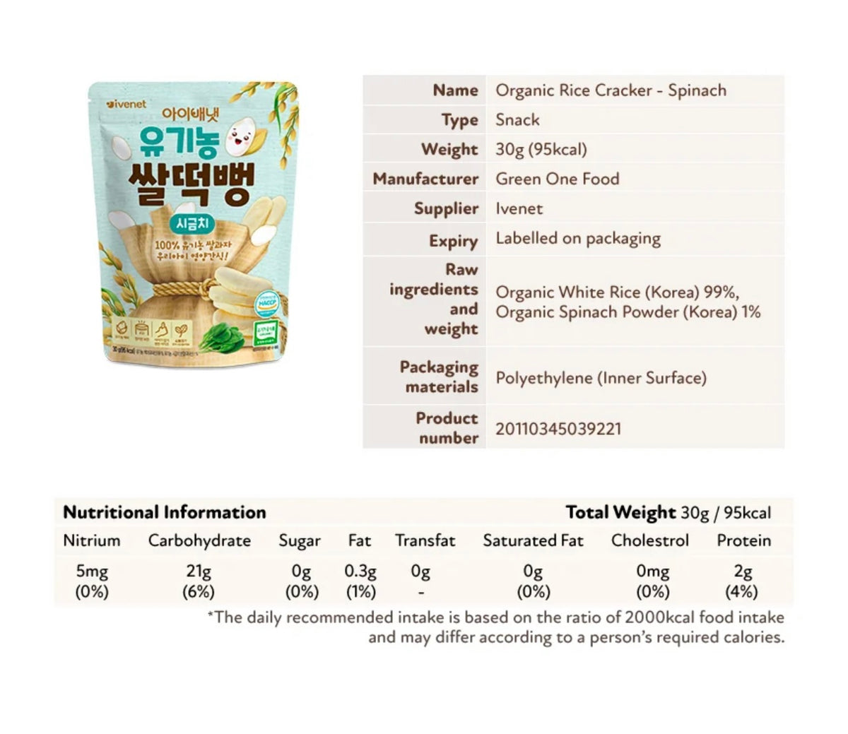 Ivenet Organic Rice Rusks