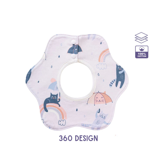 Juliebean Baby 360 Design Cotton Bib