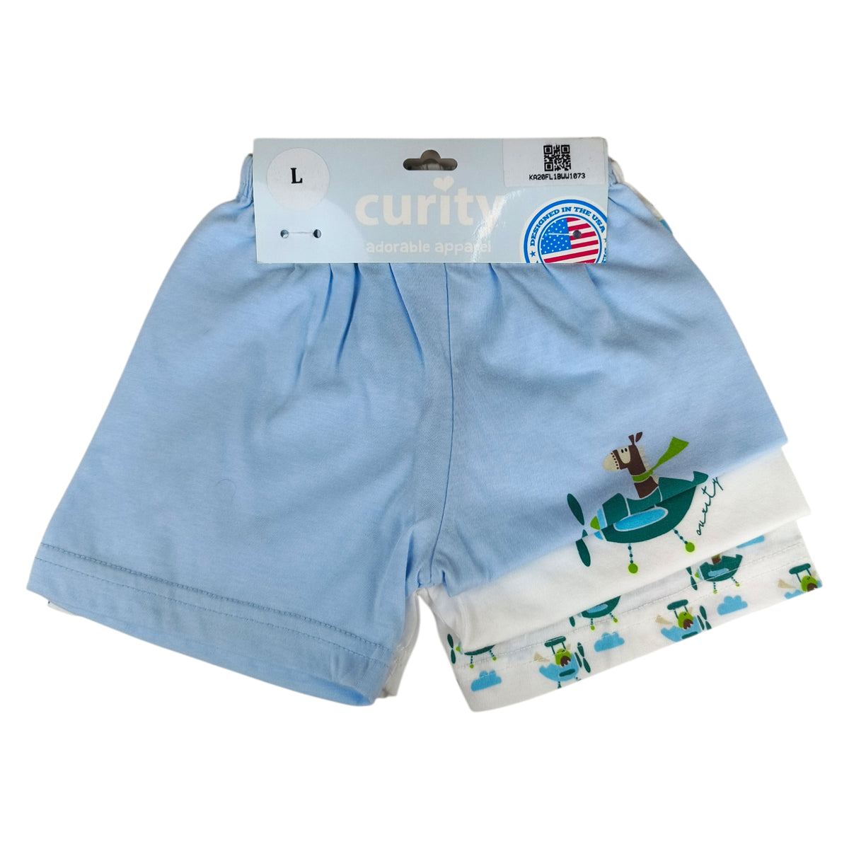 Curity Infant Shorts Set of 3