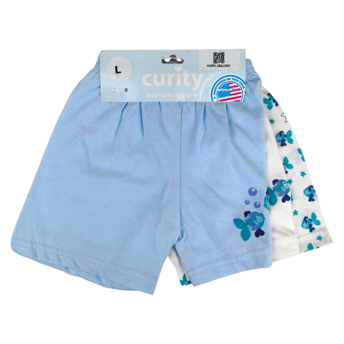 Curity Infant Shorts Set of 3