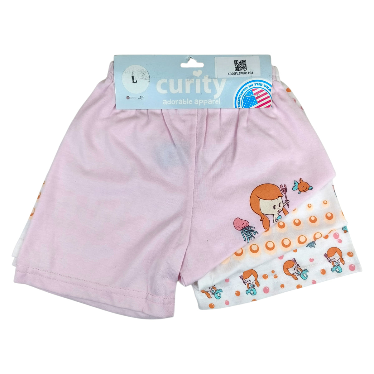 Curity Infant Shorts Set of 3