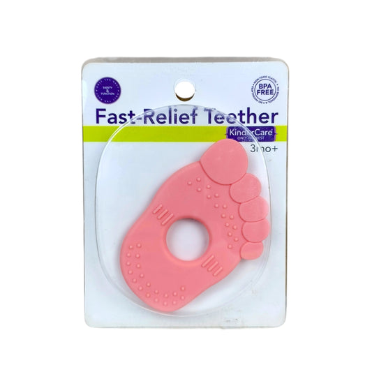 KinderCare Fast-Relief Teether-Foot Shape