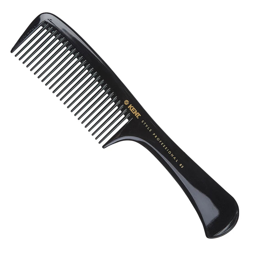 Kent Style Professional 220mm Anti-Static and Heat-Resistant Handled Heat Comb