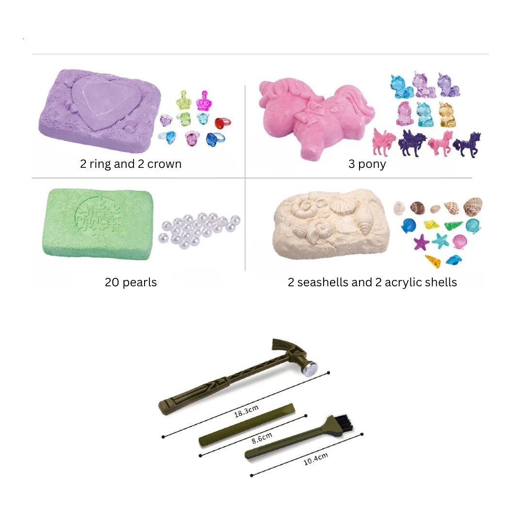 Kiddora 4 in 1 Excavation Set