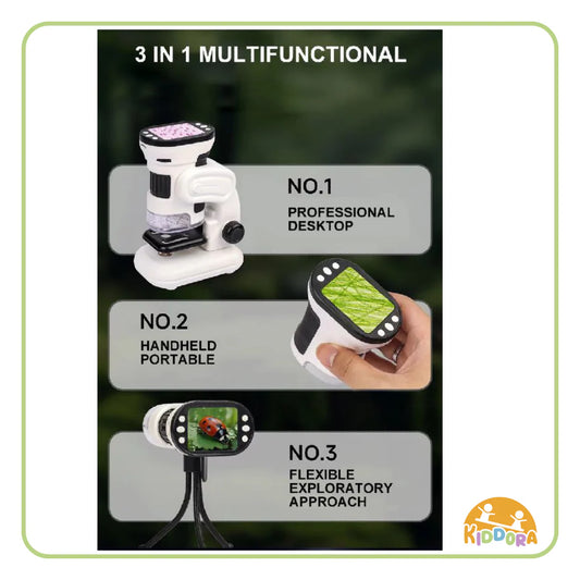 Kiddora Kids Microscope (3-Way)