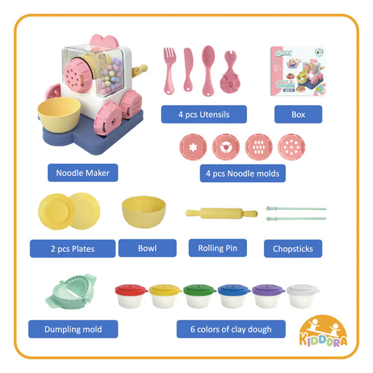 Kiddora Noodle Maker Claydough Set