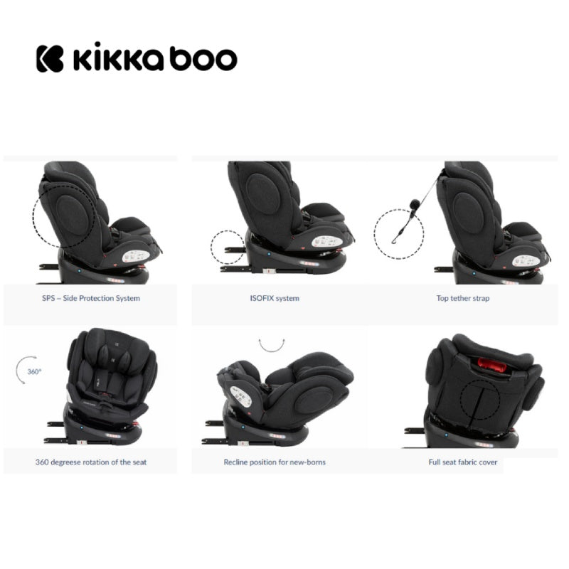 Kikkaboo Car Seat 40-150cm i-Felix i-SIZE