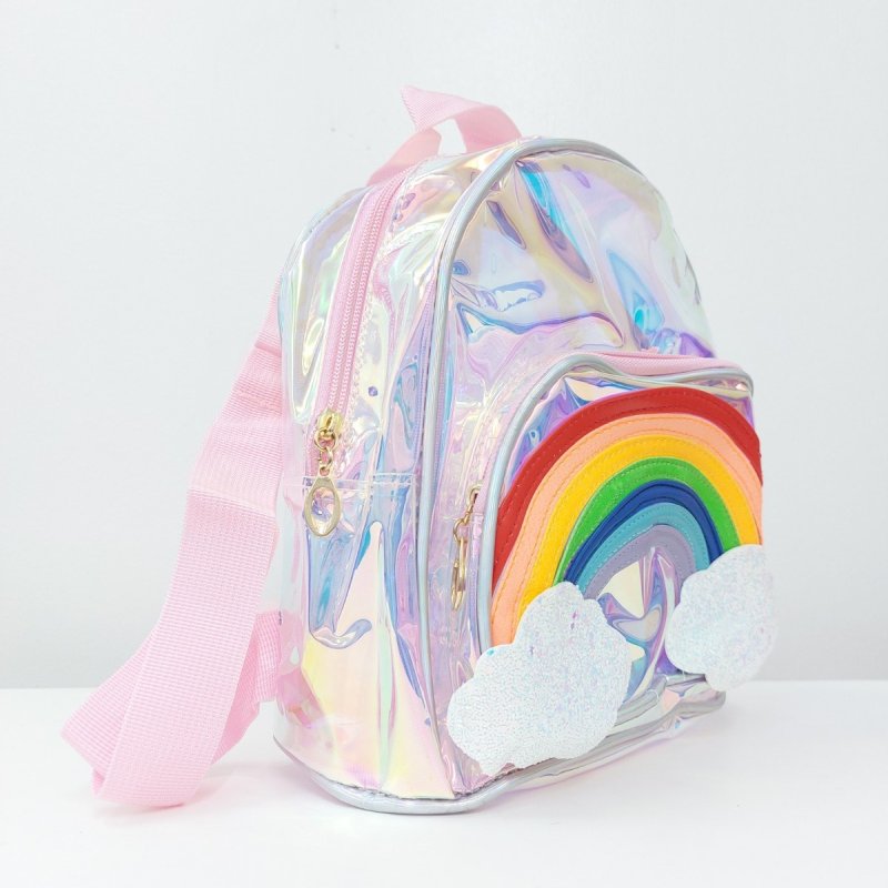 KnickKnacks Holographic Rainbow Bag