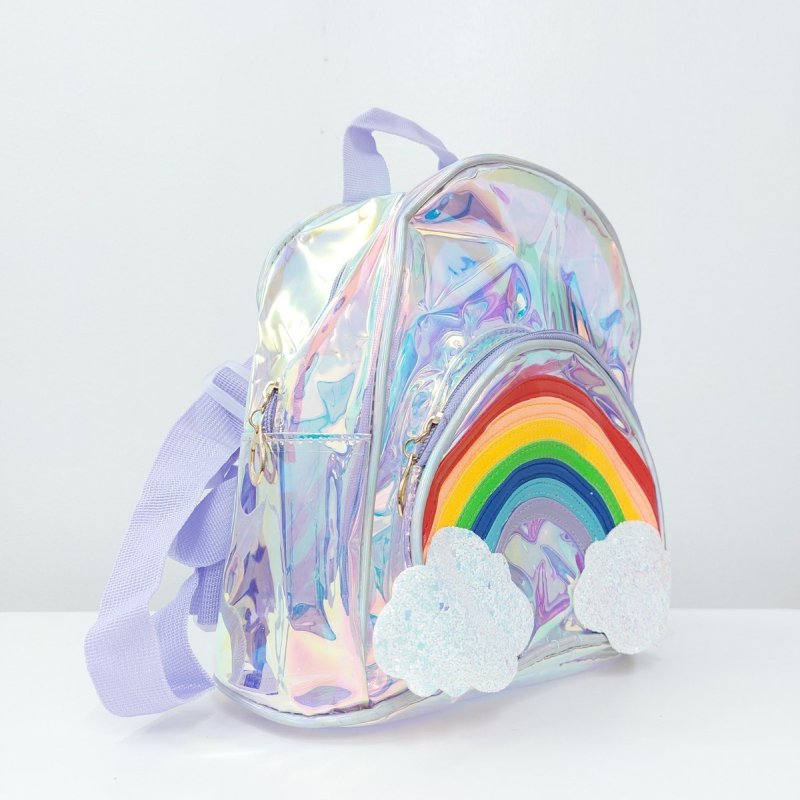KnickKnacks Holographic Rainbow Bag