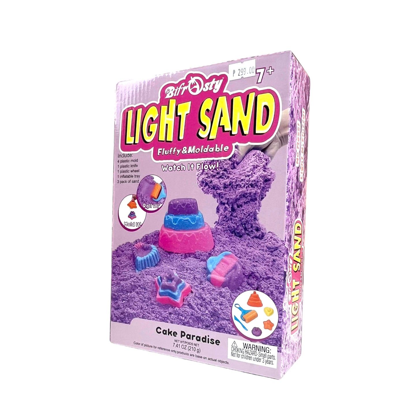 Kiddie Station PH Light Sand Cake Dessert Sensory Toy