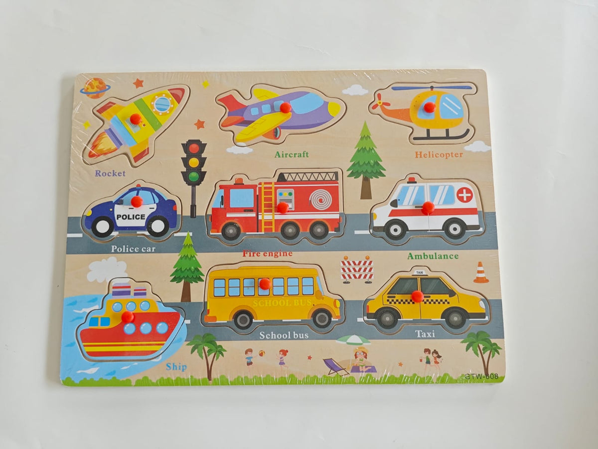 The Kiddie Concept Wooden Educational Puzzle