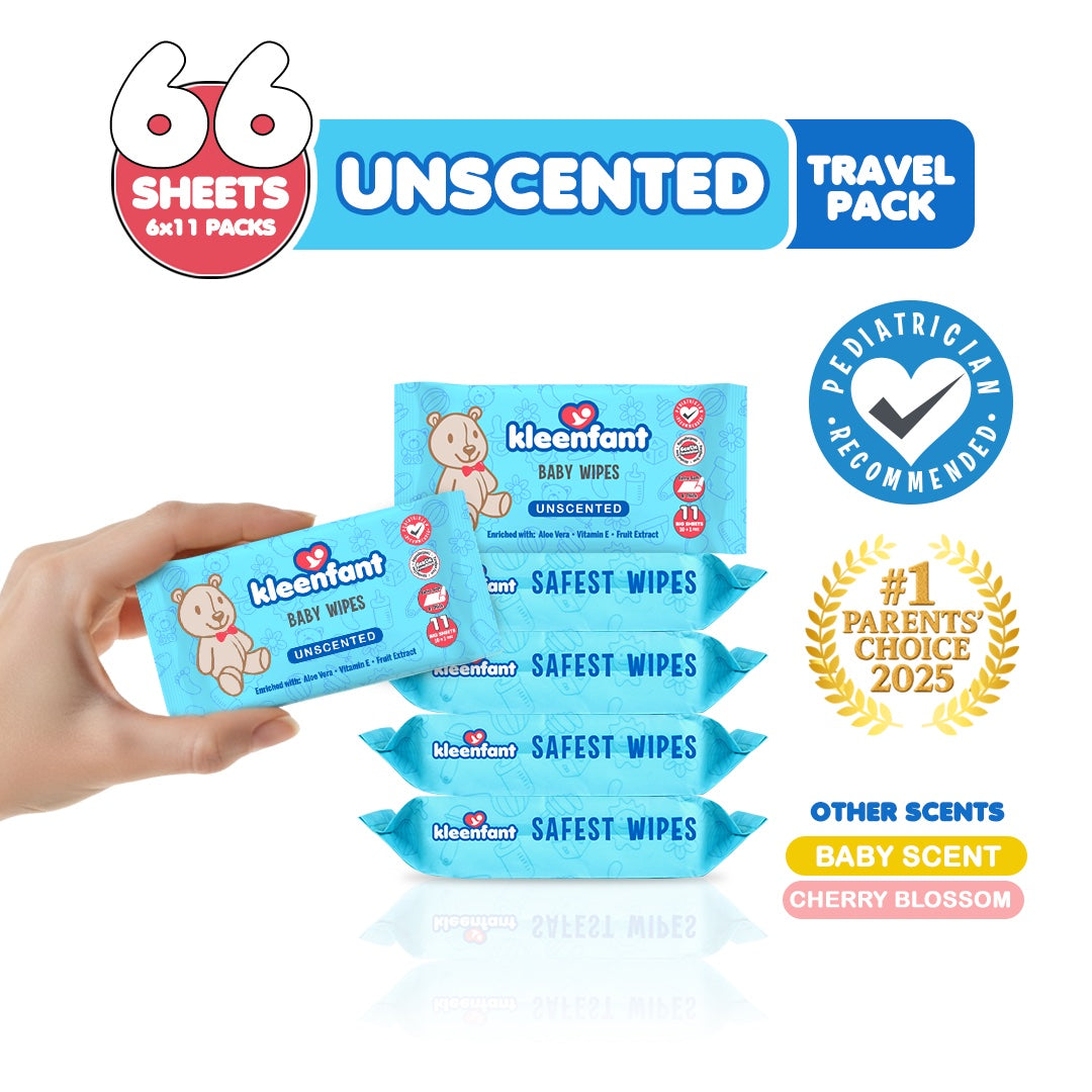 Kleenfant Unscented Baby Wipes