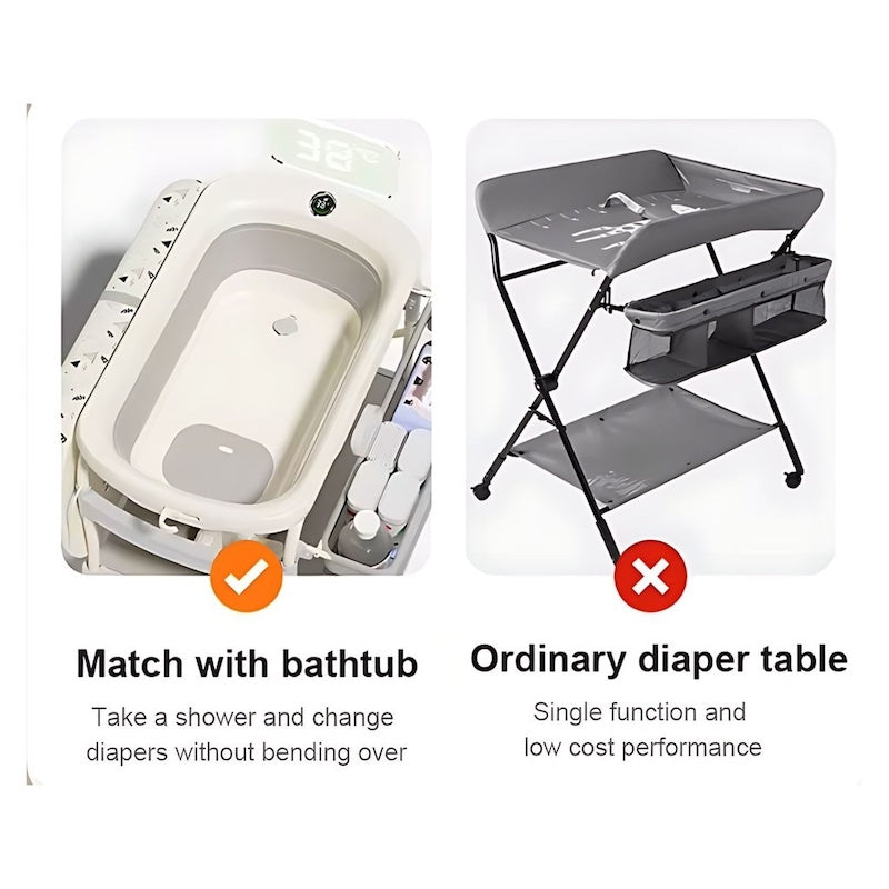 Lalalu FlexiBath: 2-in-1 Tub and Changing Station