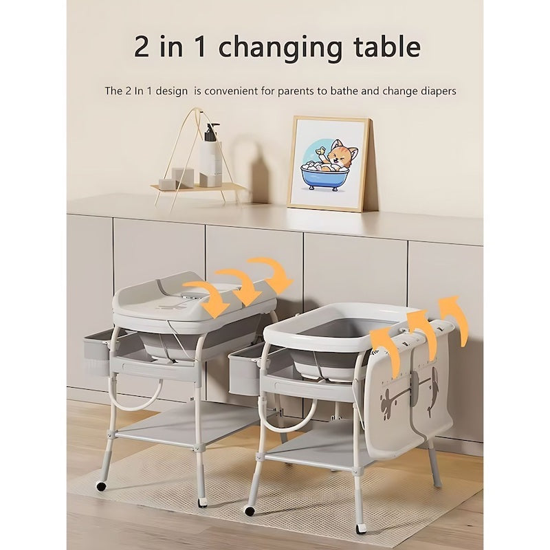 Lalalu FlexiBath: 2-in-1 Tub and Changing Station