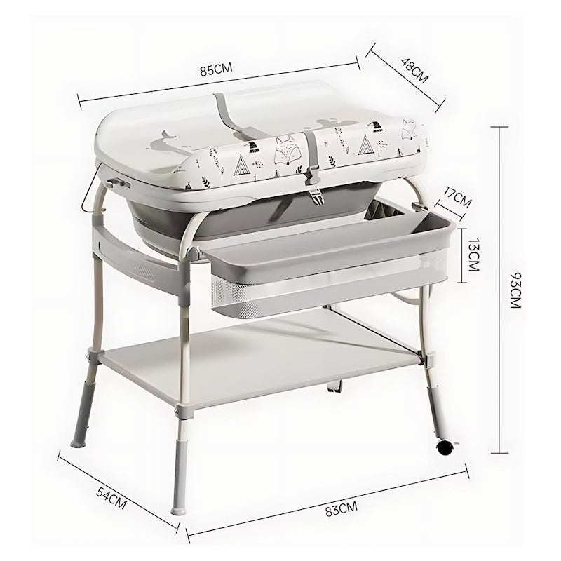 Lalalu FlexiBath: 2-in-1 Tub and Changing Station