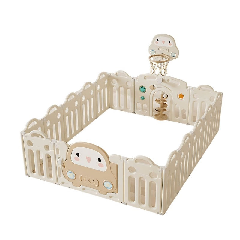 Lalalu Playpen 14+2 with Basketball Hoop