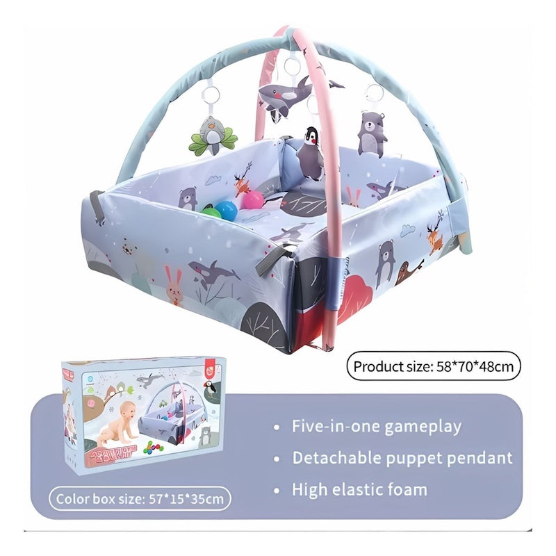 Lalalu FlexiPod: 5-in-1 Baby Activity and Gym Mat/Ball Pit