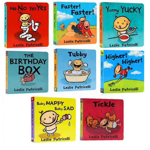 Little Fat Hugs Leslie Patricelli Set (8 books)