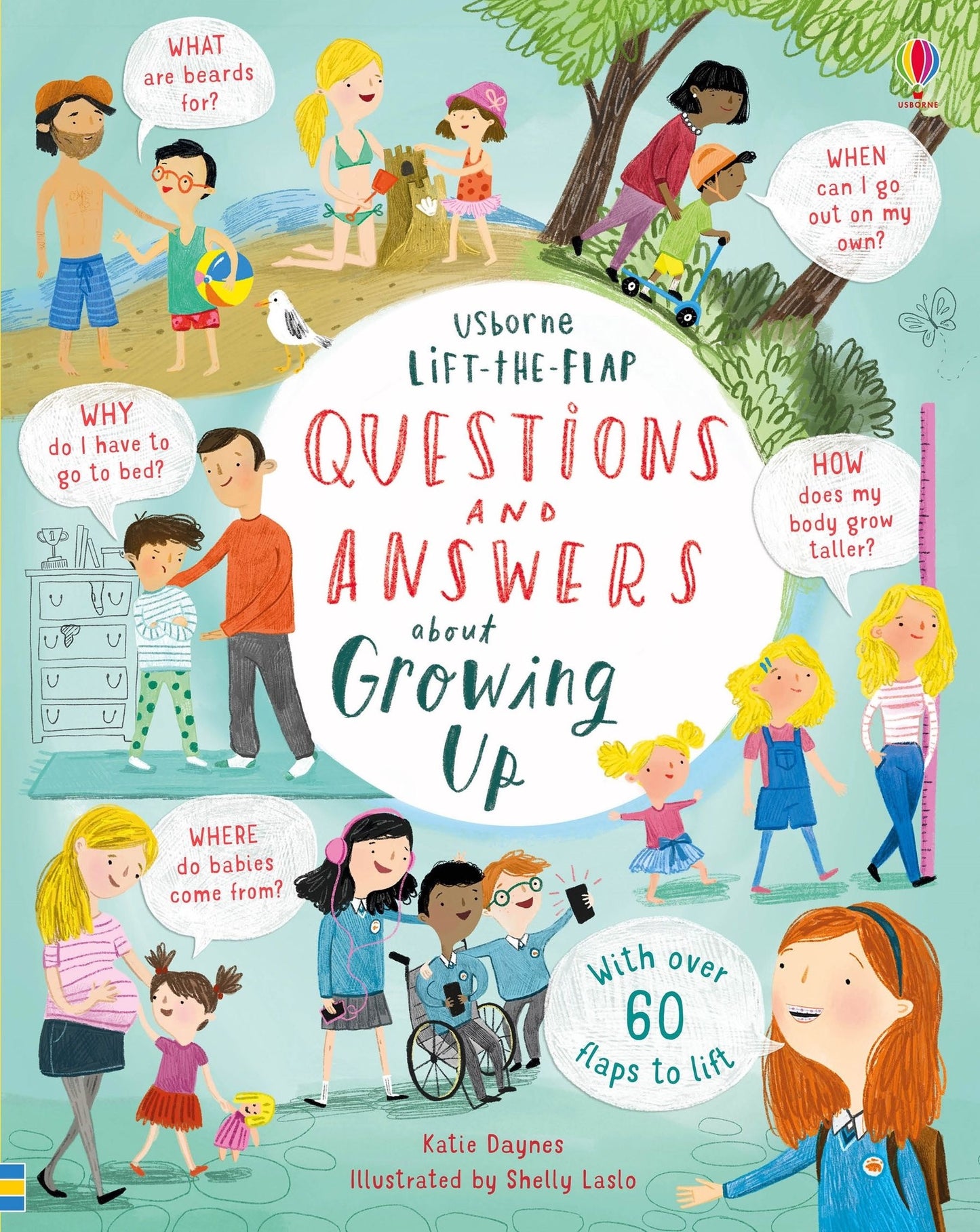 Little Fat Hugs Usborne Lift-the-Flap Questions and Answers about Growing Up