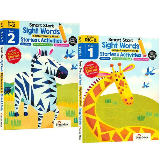 Little Fat Hugs Smart Start Sight Words (2 books/set)