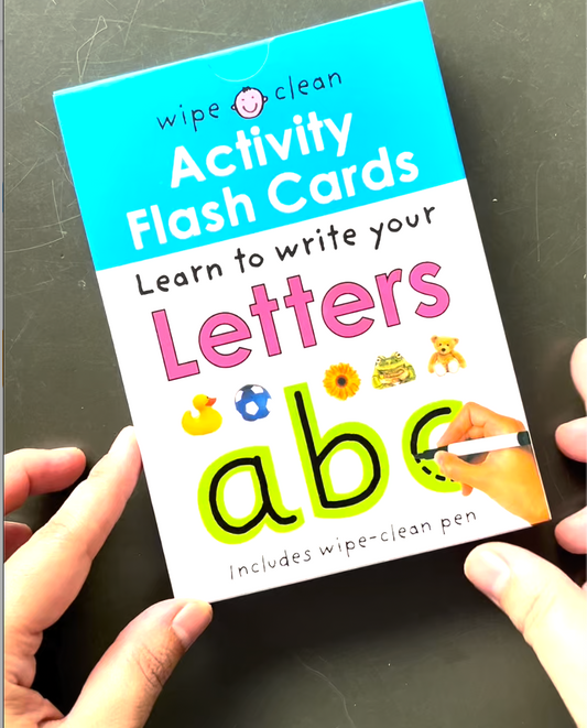 Little Fat Hugs Wipe Clean Flash Cards - Letters, Numbers, and Animals