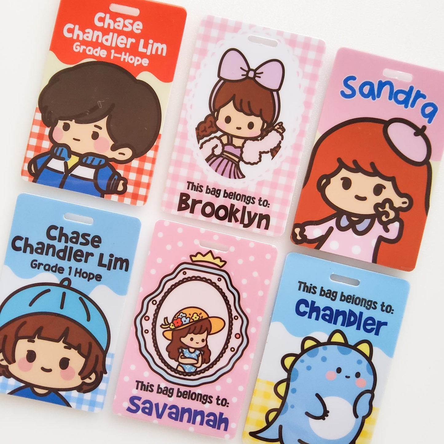 The Little Hot Air Balloon Personalized Bag/Luggage Tag for School or Travel
