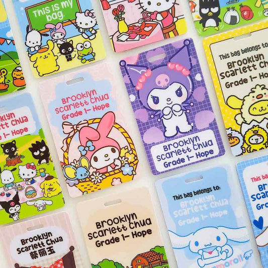 The Little Hot Air Balloon Personalized Bag/Luggage Tag for School or Travel