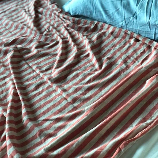 Linen and Homes Jersey Cotton Throw Blanket