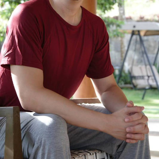 Linen and Homes Ryan Bamboo Men's Lounge T-Shirt