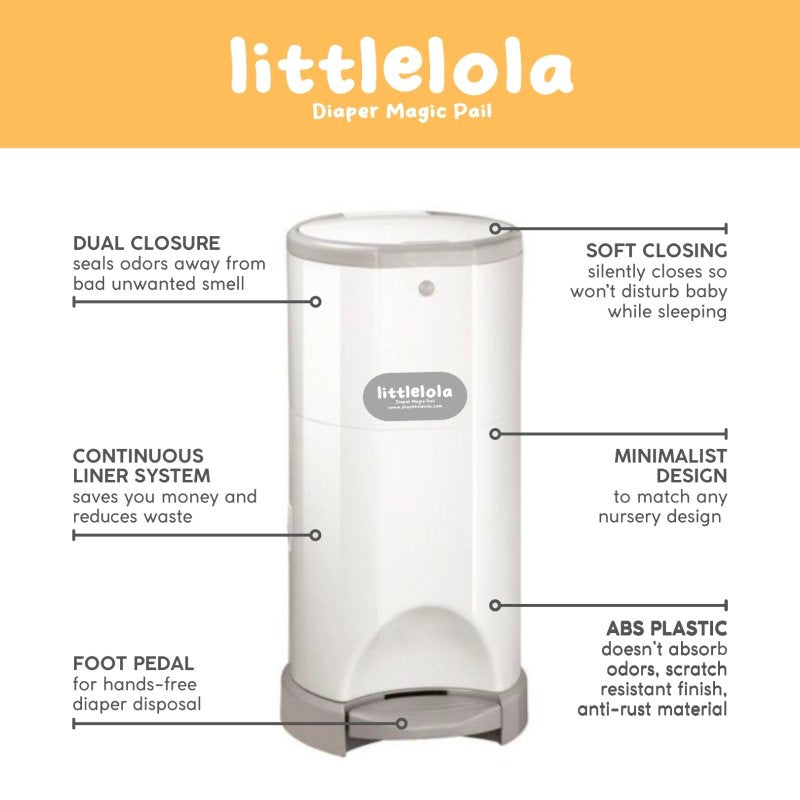 Little Lola Diaper Magic Pail