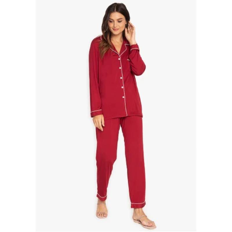 Little K Women's Long Sleeve Pajama Set