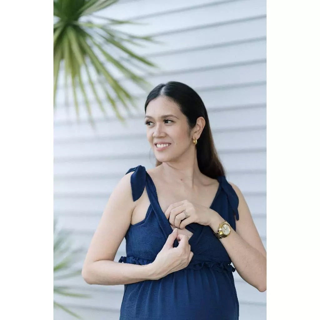 Love Mama Caia Breastfeeding Maxi Dress
