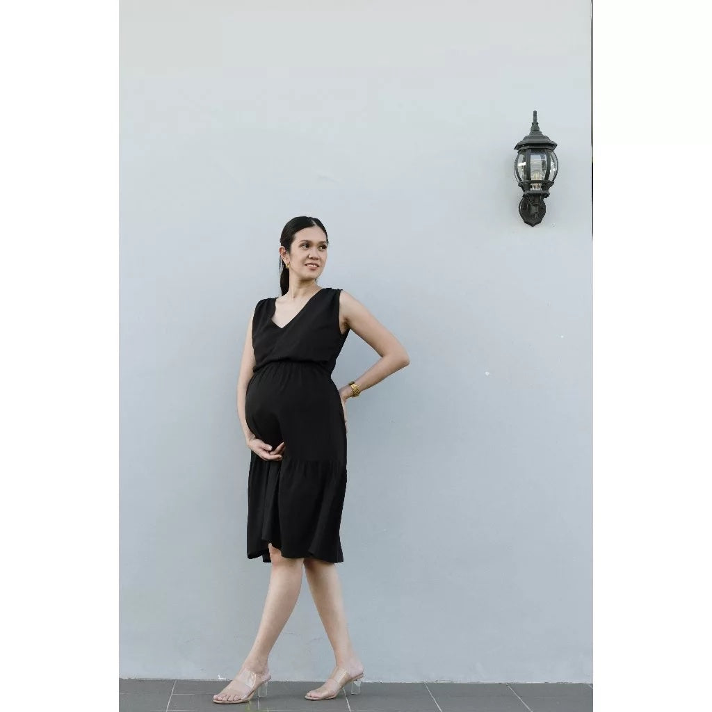 Love Mama Jill Breastfeeding Sleeveless Dress