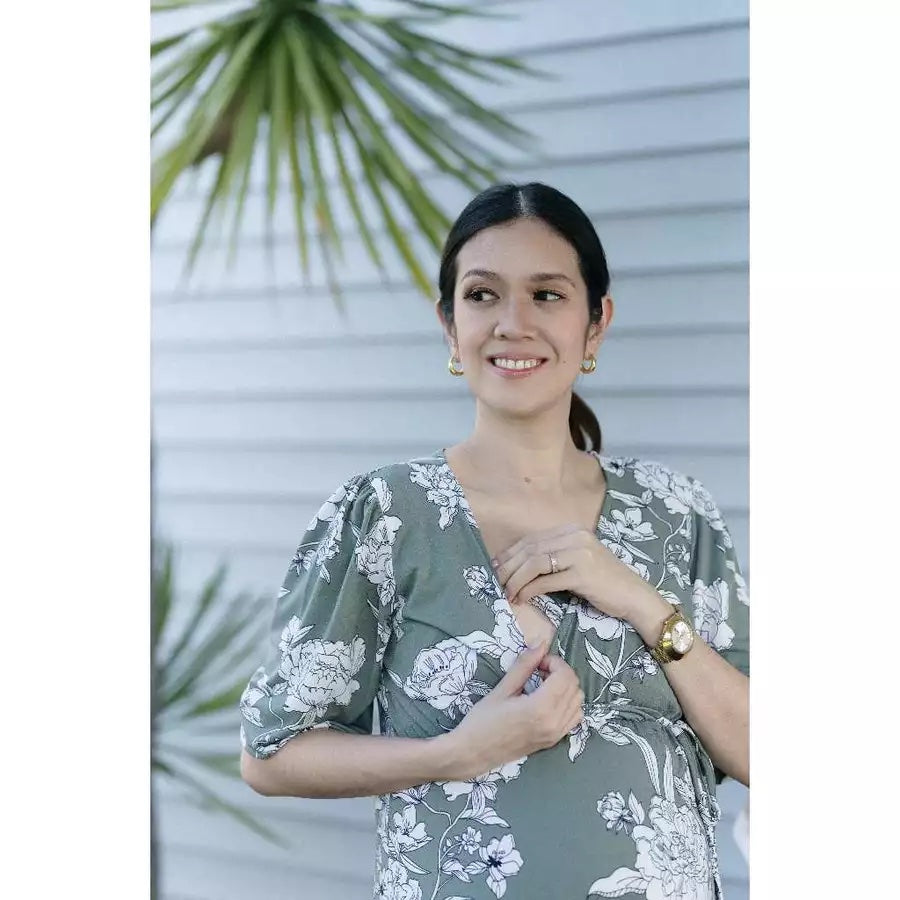 Love Mama Maia Breastfeeding Maxi Dress