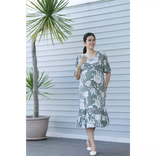 Love Mama Maia Breastfeeding Maxi Dress