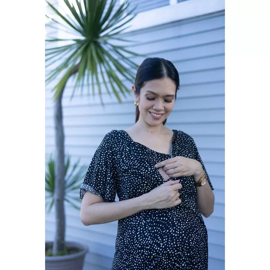 Love Mama Sienna Breastfeeding Maxi Dress