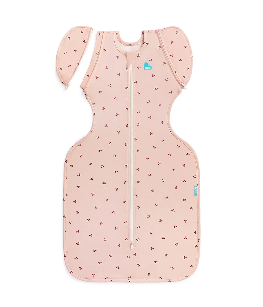 Swaddle Up™ Transition Bag 1.0 TOG Bamboo - Blush Cherries