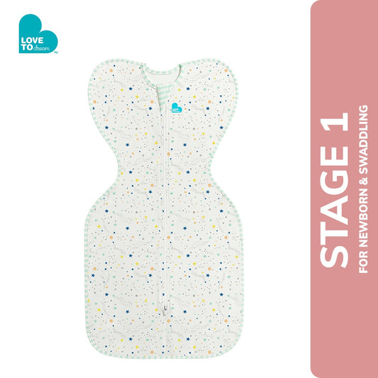 Love to Dream Swaddle Up™ Organic Lite 0.2 TOG Cream Star Dust